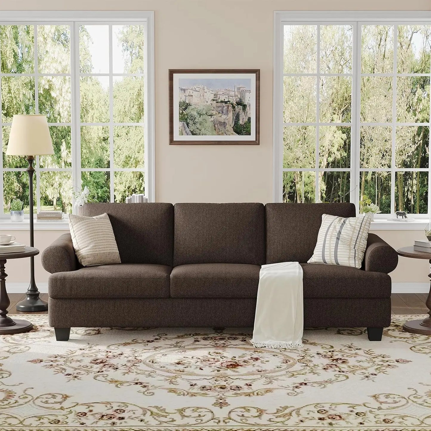 Sofa - 91" Long - Deep Seats - Oversized - 3 Seater - Livingroom Collection