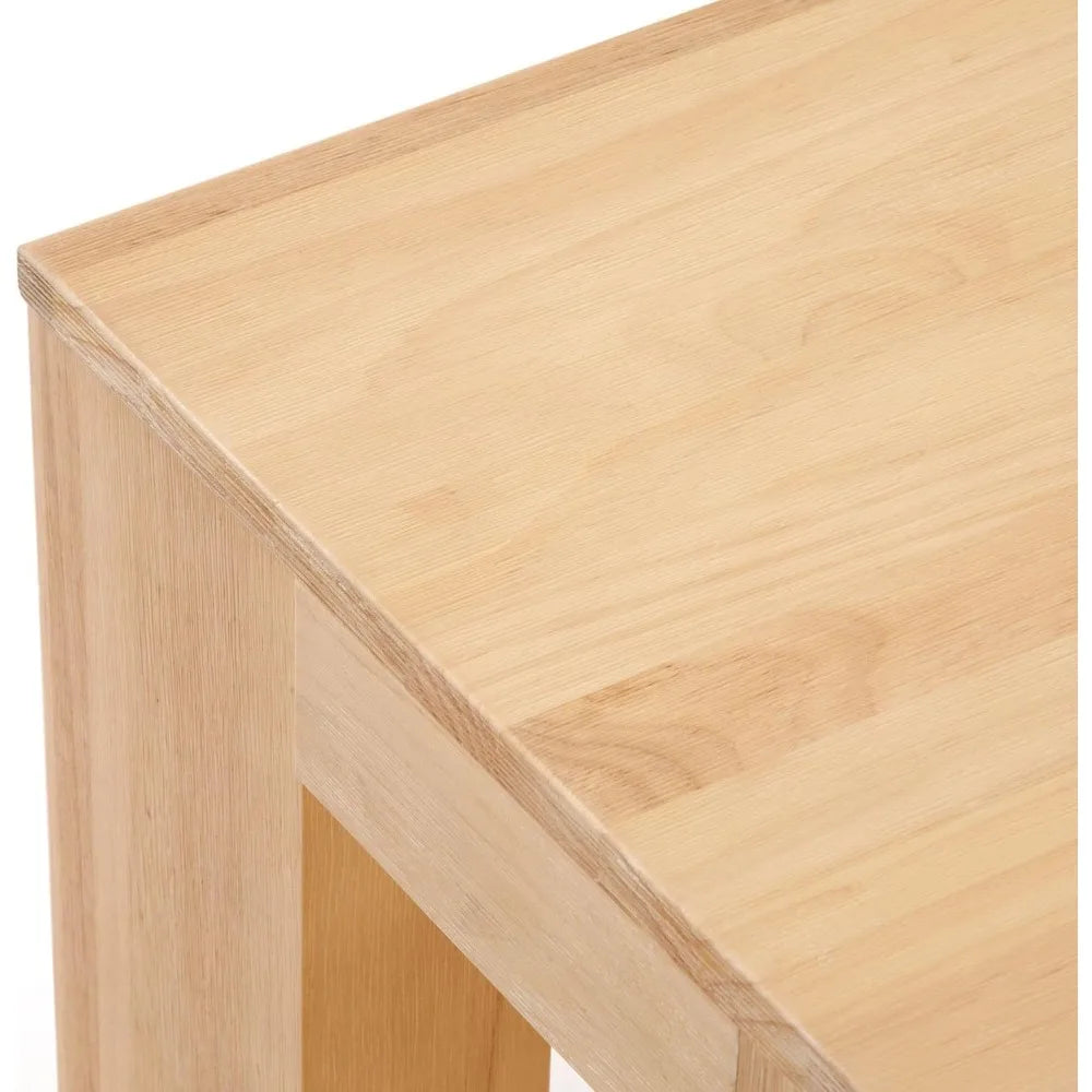 Coffee Table - Solid Wood - 48" Length - 2 Tiers - Livingroom Collection