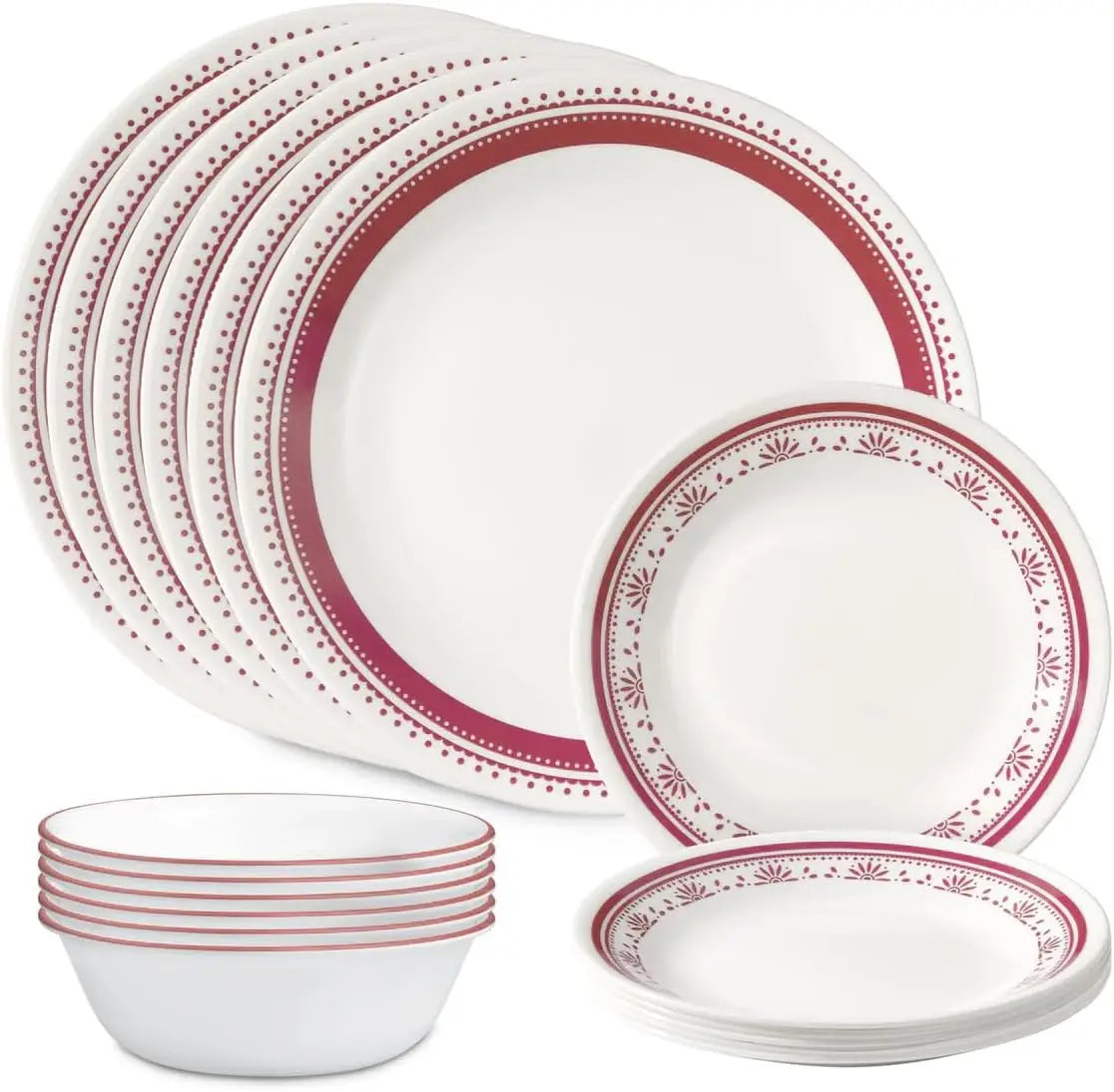 Dinnerware Set *18Pcs - Vitrelle The Everyday Expressions - Diningroom Collection