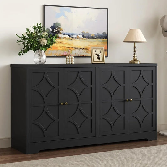Sideboard Buffet Cabinet - 4 Doors Storage - Diningroom Collection
