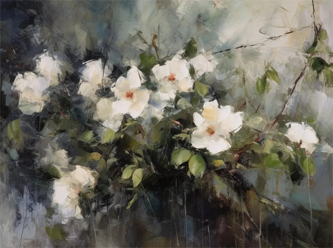 Vintage Rose Bouquet(s) - Oil On Canvas Prints - Still Life