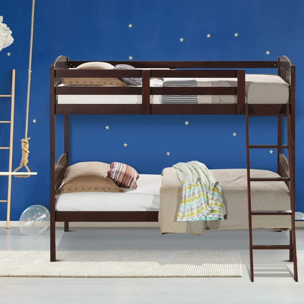 Twin Bed Frame Set *2Pcs - Bunk Bed Frames - Convertible 2 in1 - Childrens Room Collection