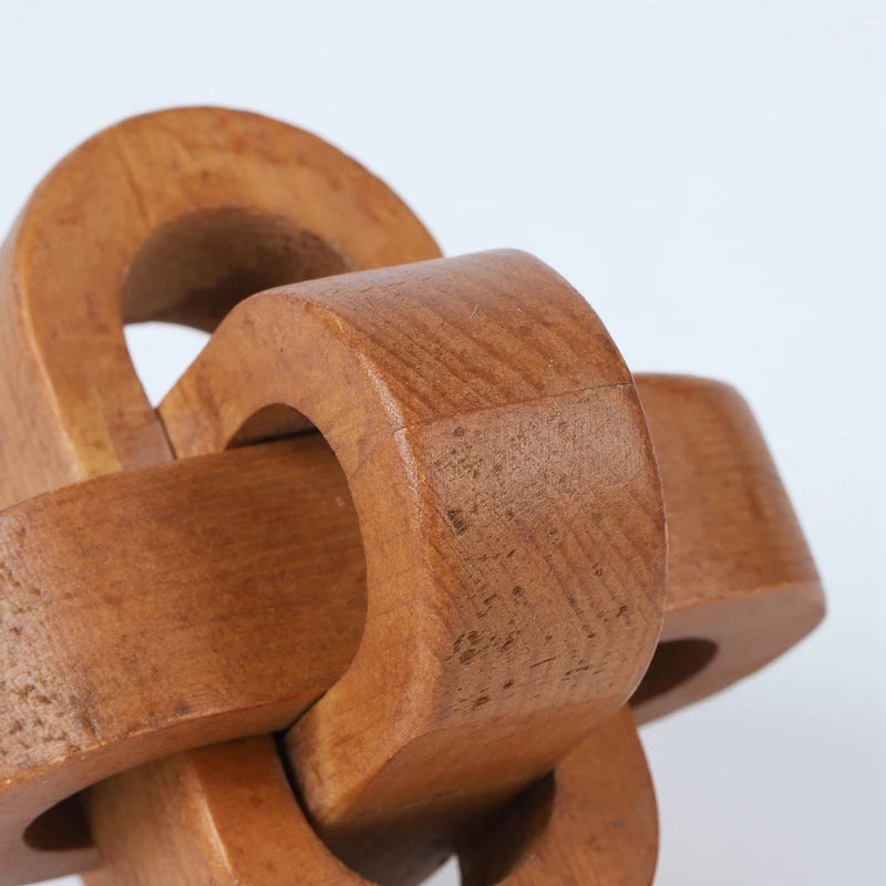 Three Link Chain - Boho Wooden Table Decor