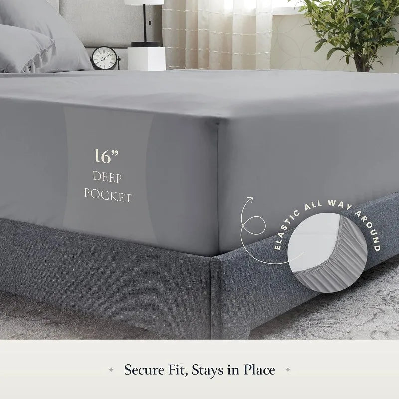 Belador Bed Sheet Set *6Pcs - Luxury Hotel Experience