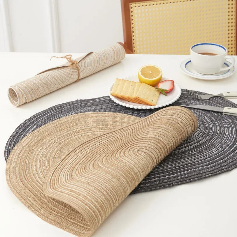Table Placemat Set - Non-slip, Heat Resistance - Diningroom Collection