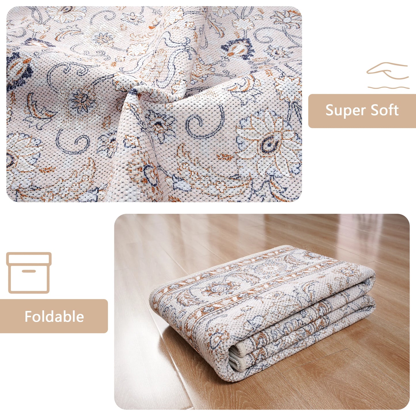 Rug Vintage Florals -  Modern Carpets - Diningroom Collection