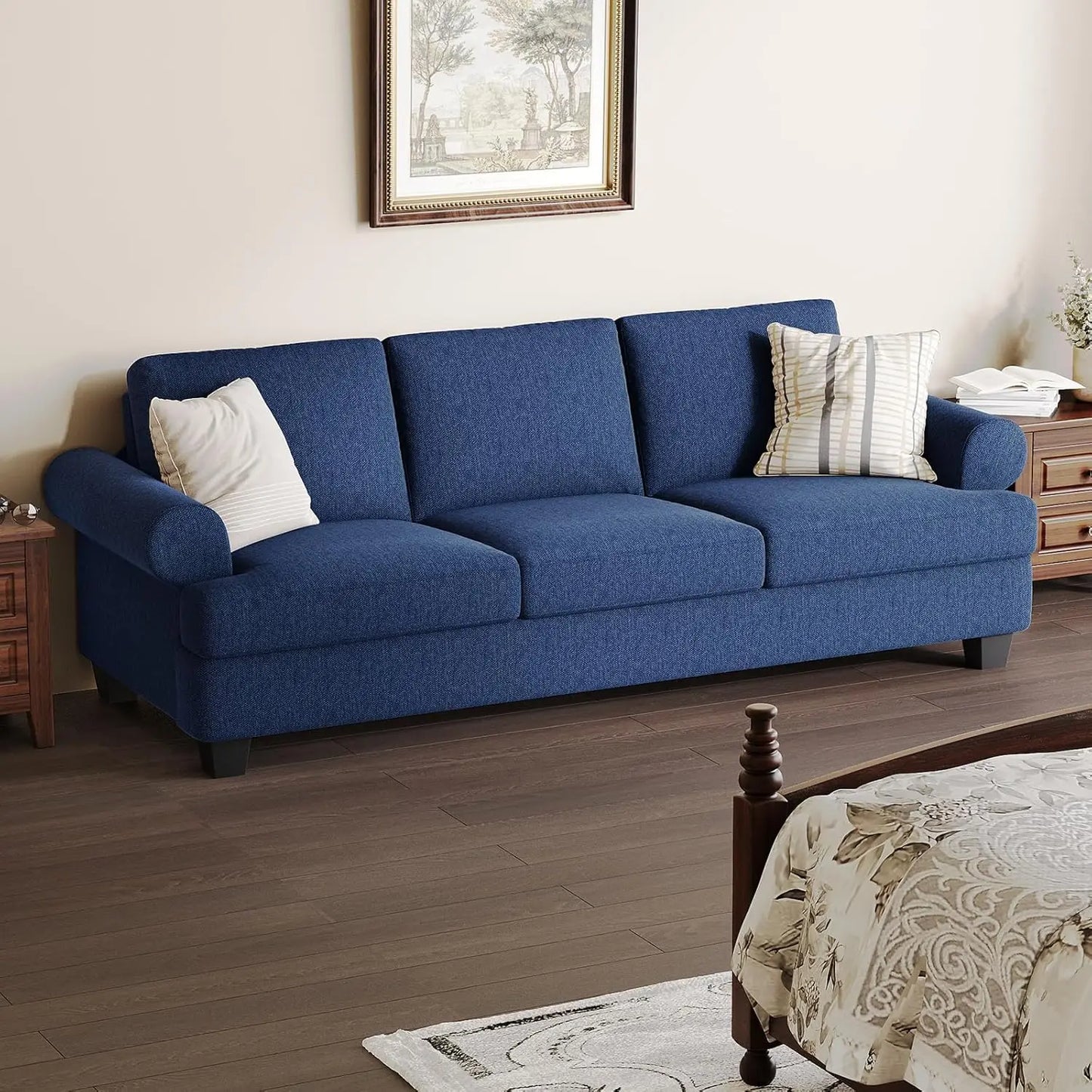 Sofa - 91" Long - Deep Seats - Oversized - 3 Seater - Livingroom Collection