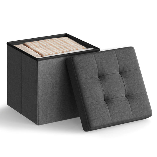 Ottoman Songmics Mazie Collection - Cube Footstool Ottoman - Entryway Collection