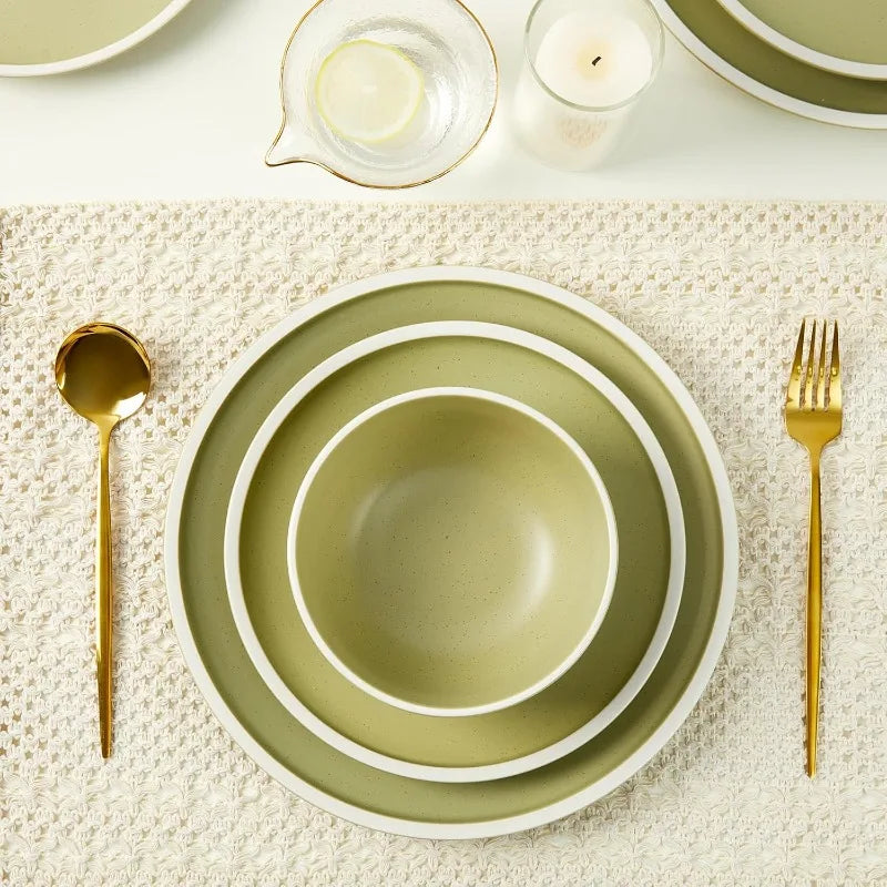 Dinnerware Set *12Pcs - Service for 4 - Stoneware