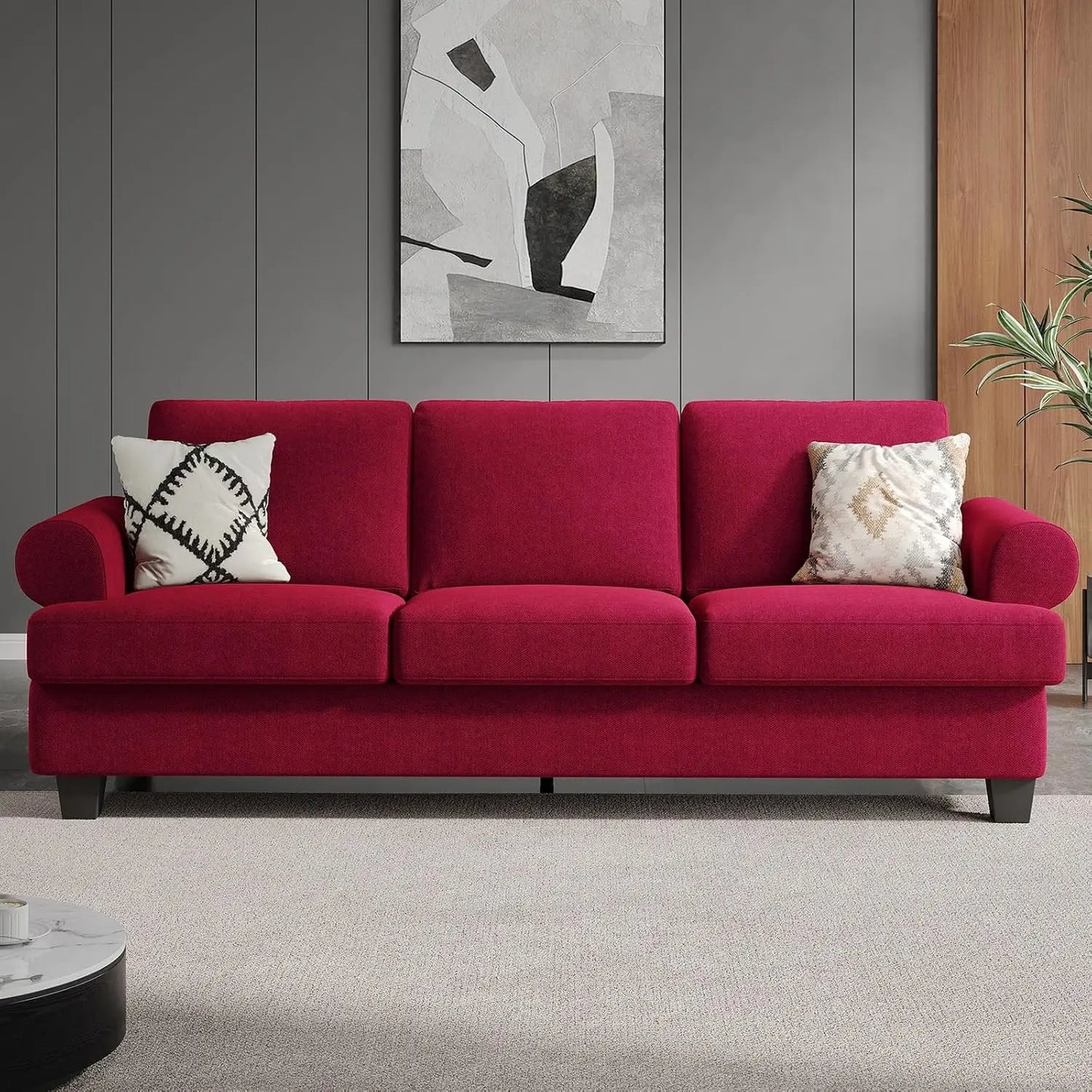 Sofa - 91" Long - Deep Seats - Oversized - 3 Seater - Livingroom Collection