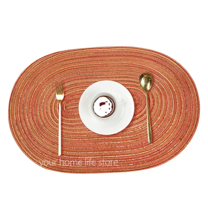 Table Placemat Set - Non-slip, Heat Resistance - Diningroom Collection
