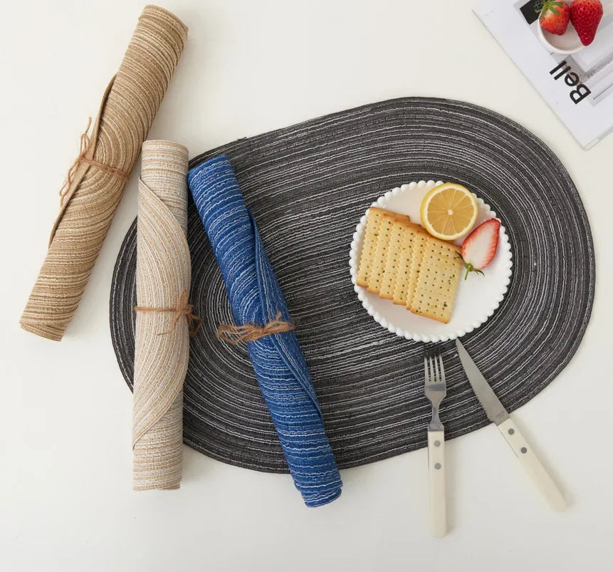 Table Placemat Set - Non-slip, Heat Resistance - Diningroom Collection