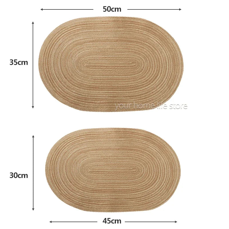 Table Placemat Set - Non-slip, Heat Resistance - Diningroom Collection