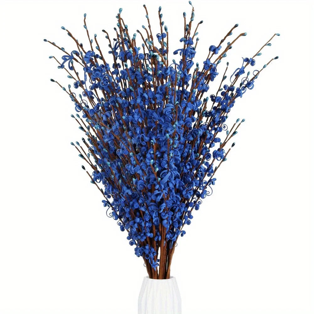 Jasmine Flowers - Faux Pussy Willow Branches - Modern Home Decor - Livingroom Collection