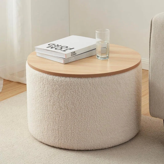 Storage Ottoman - Wooden Lid - Livingroom Collection