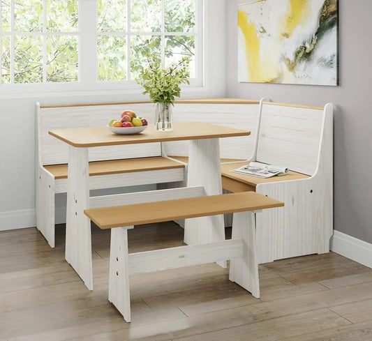 Wood Dining Nook Set *Pcs - Breakfast Nook - Kitchen Collection