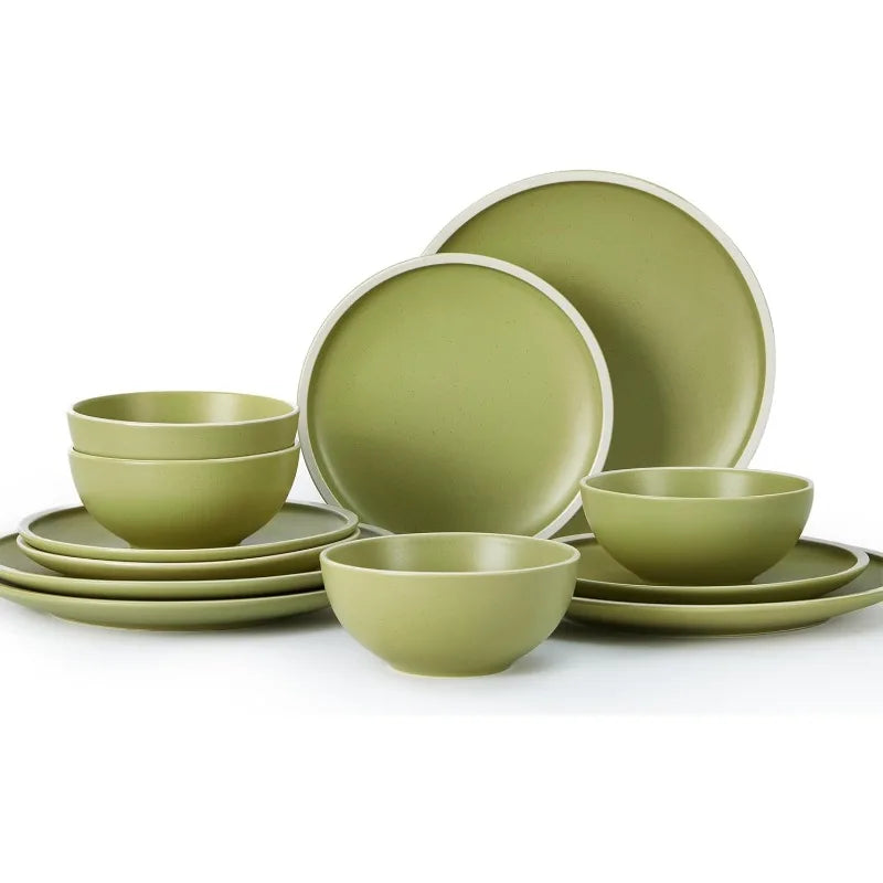 Dinnerware Set *12Pcs - Service for 4 - Stoneware