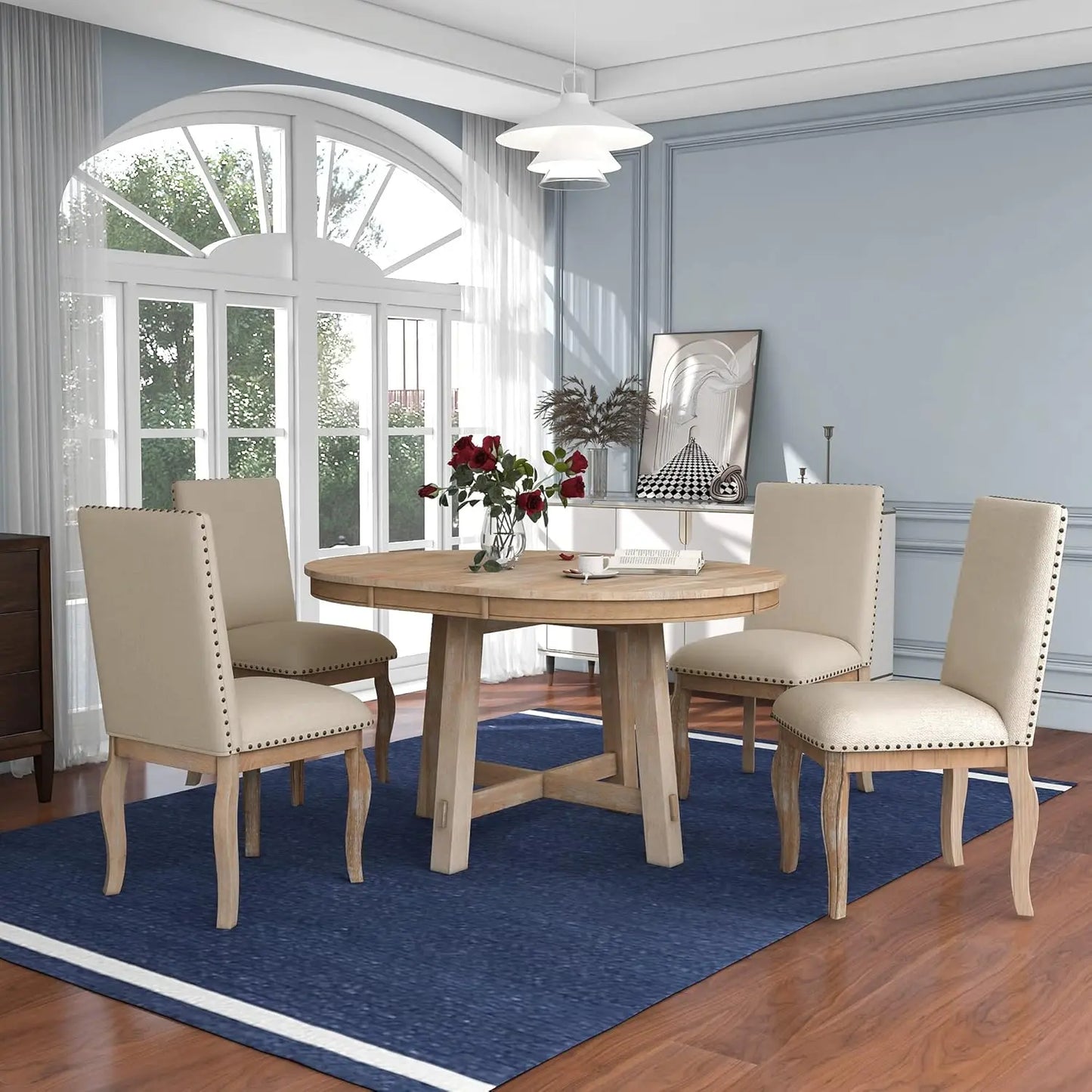 Diningroom Set *5pcs - Extendable Leaf - Seats 4-6 - Diningroom Collection
