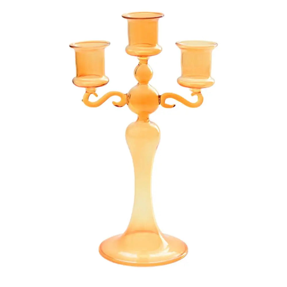Candlestick Holders - Three Cups - Unique Home Furnishings