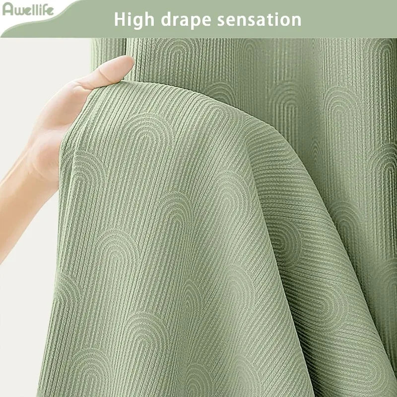 Shower Curtain - Sage Green - Boho Arch Design - Bathroom Collection