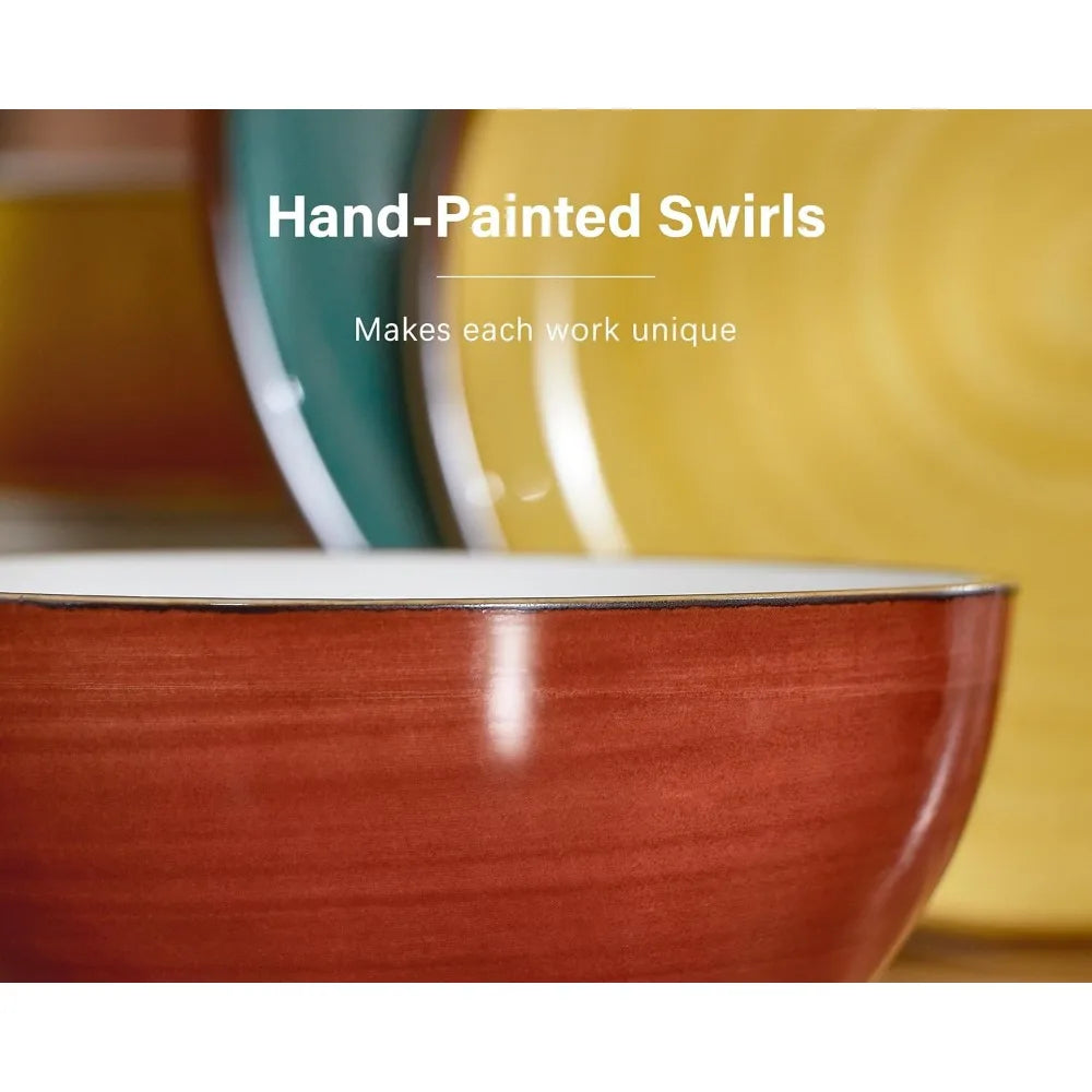 Dinnerware Set *12Pcs - Handpainted Artisan Craftmanship - Kitchen Collection