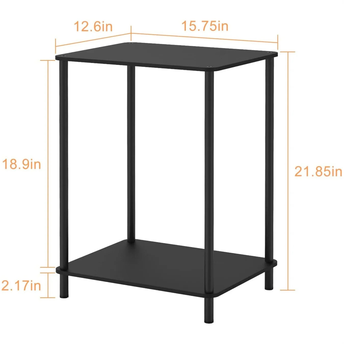 Nightstand Set *2Pcs - End Table Set *2Pcs - 2 Tiers