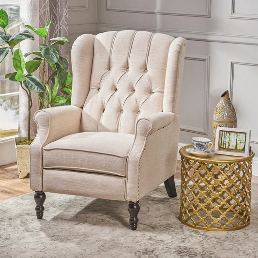 Recliner - GDF Studio Elizabeth Recliner - Vintage - ArmChair - Livingroom Collection
