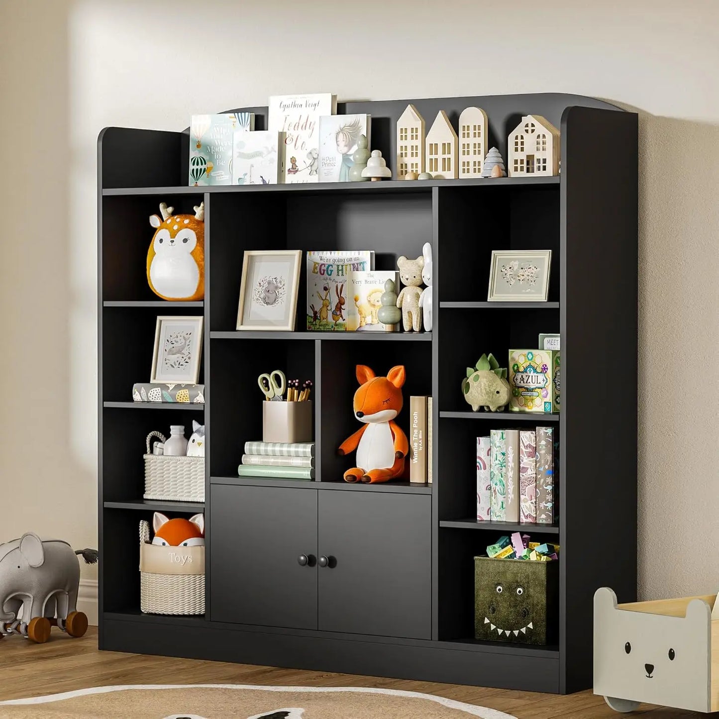 Bookcase - Storage Cubbies & Cabinet - Children's Room Collection