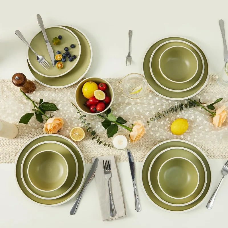 Dinnerware Set *12Pcs - Service for 4 - Stoneware