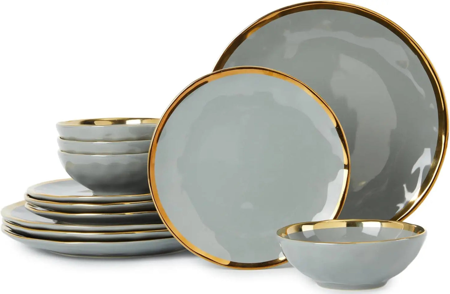 Dinnerware Set *12Pcs - Service for 4 - Stoneware