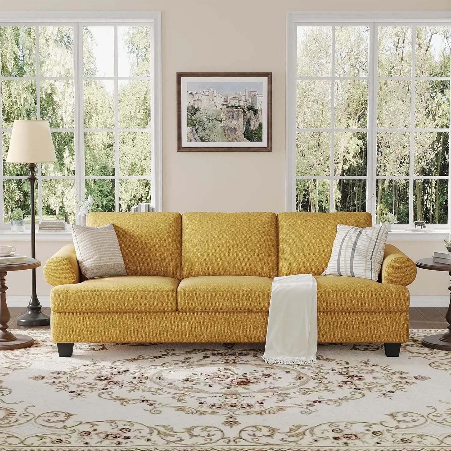 Sofa - 91" Long - Deep Seats - Oversized - 3 Seater - Livingroom Collection
