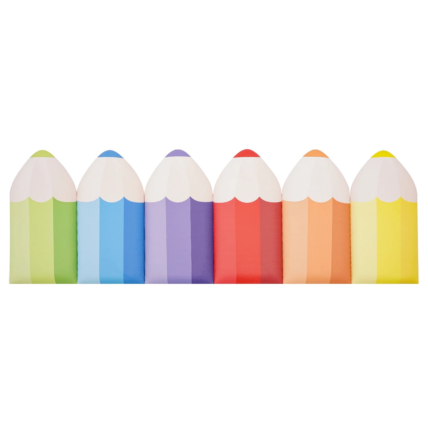 Wall Padding Set *6Pcs - 3D Pencil Shape - Children's Room Collection