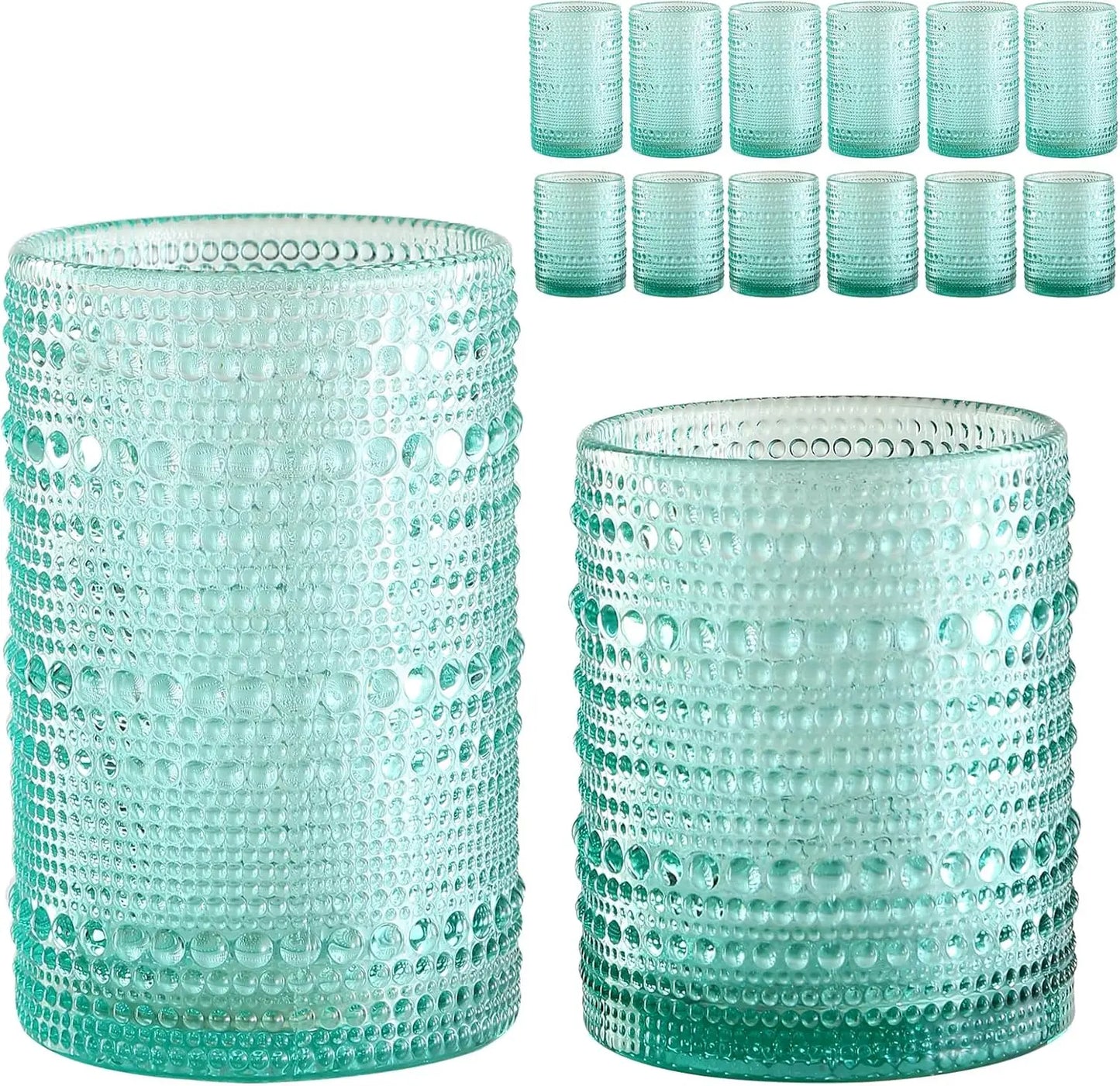 Vintage Glassware - Hobnail Retro - Heavy Glass - Diningroom Collection