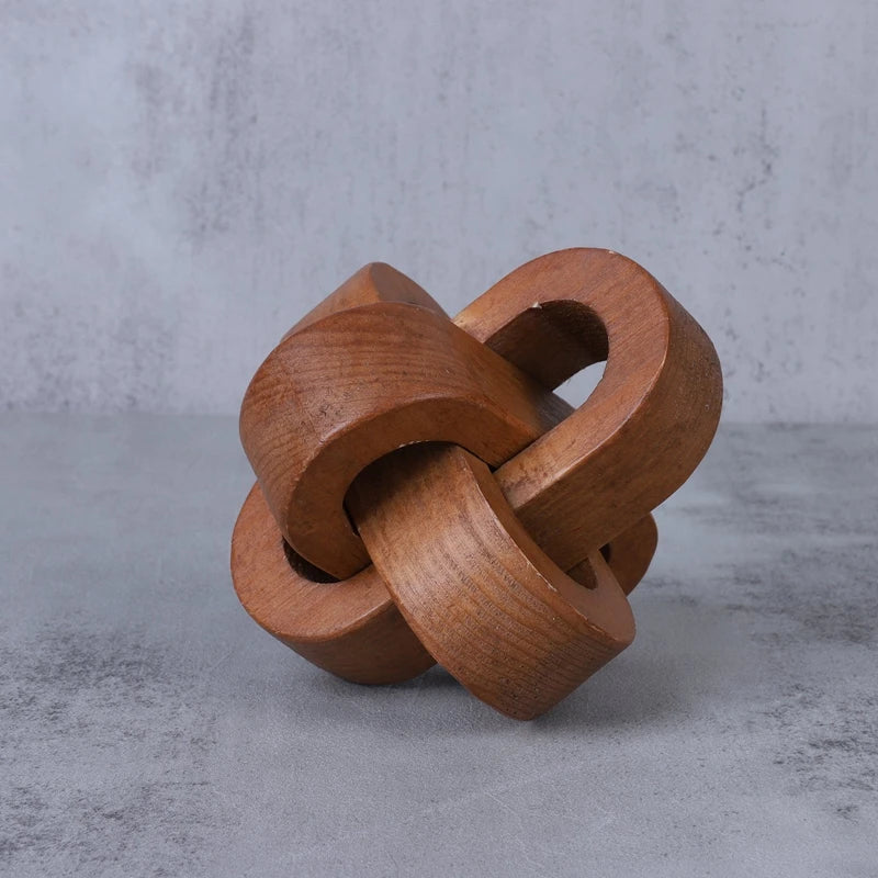 Three Link Chain - Boho Wooden Table Decor