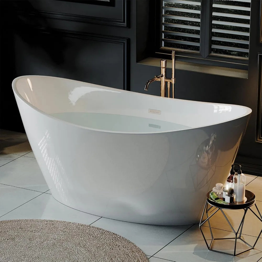 Bath Tub - 67" - Freestanding - Modern Acrylic - Bathroom Collection