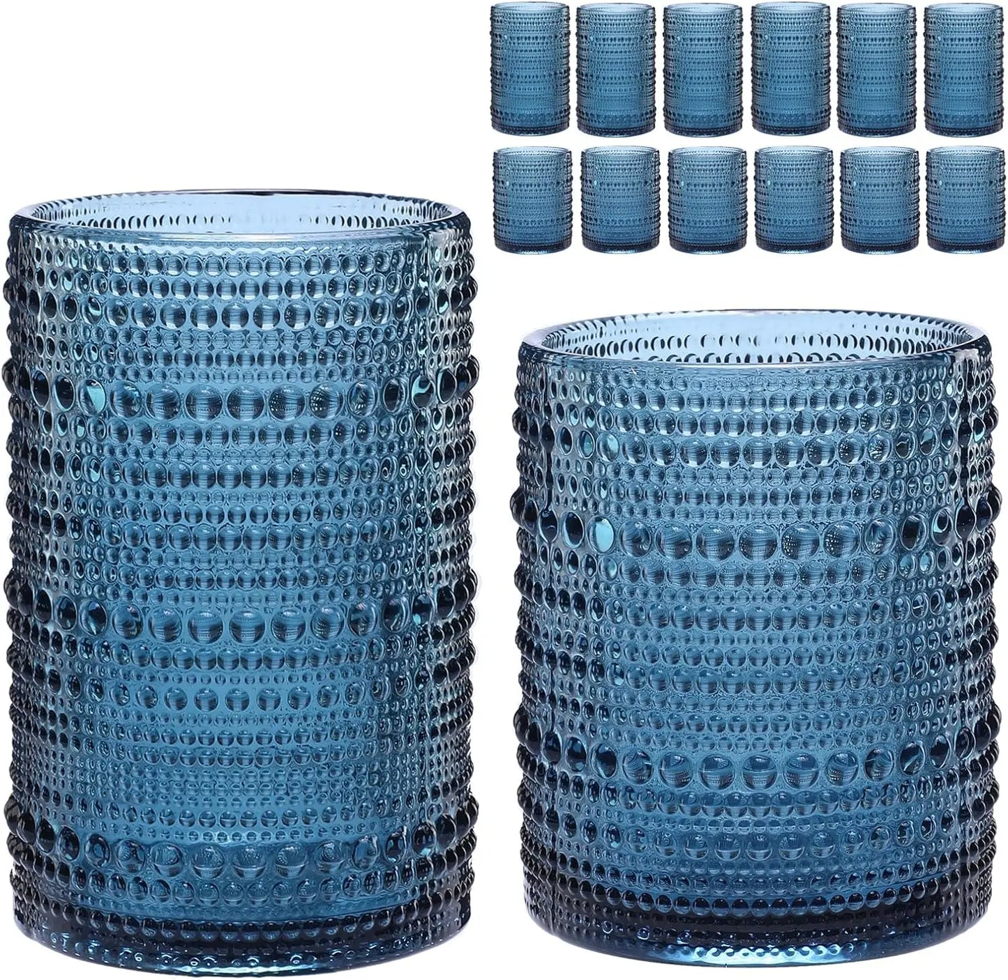 Vintage Glassware - Hobnail Retro - Heavy Glass - Diningroom Collection