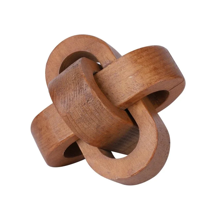 Three Link Chain - Boho Wooden Table Decor