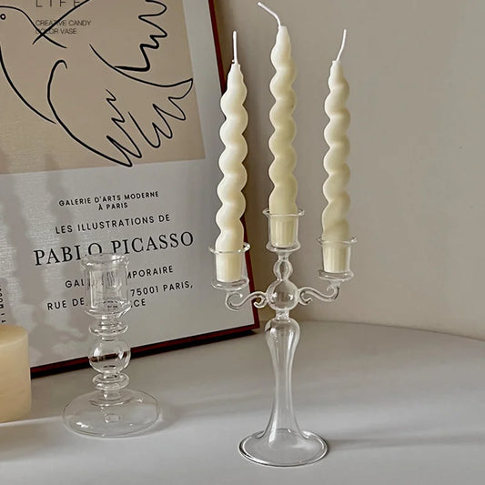 Candlestick Holders - Three Cups - Unique Home Furnishings