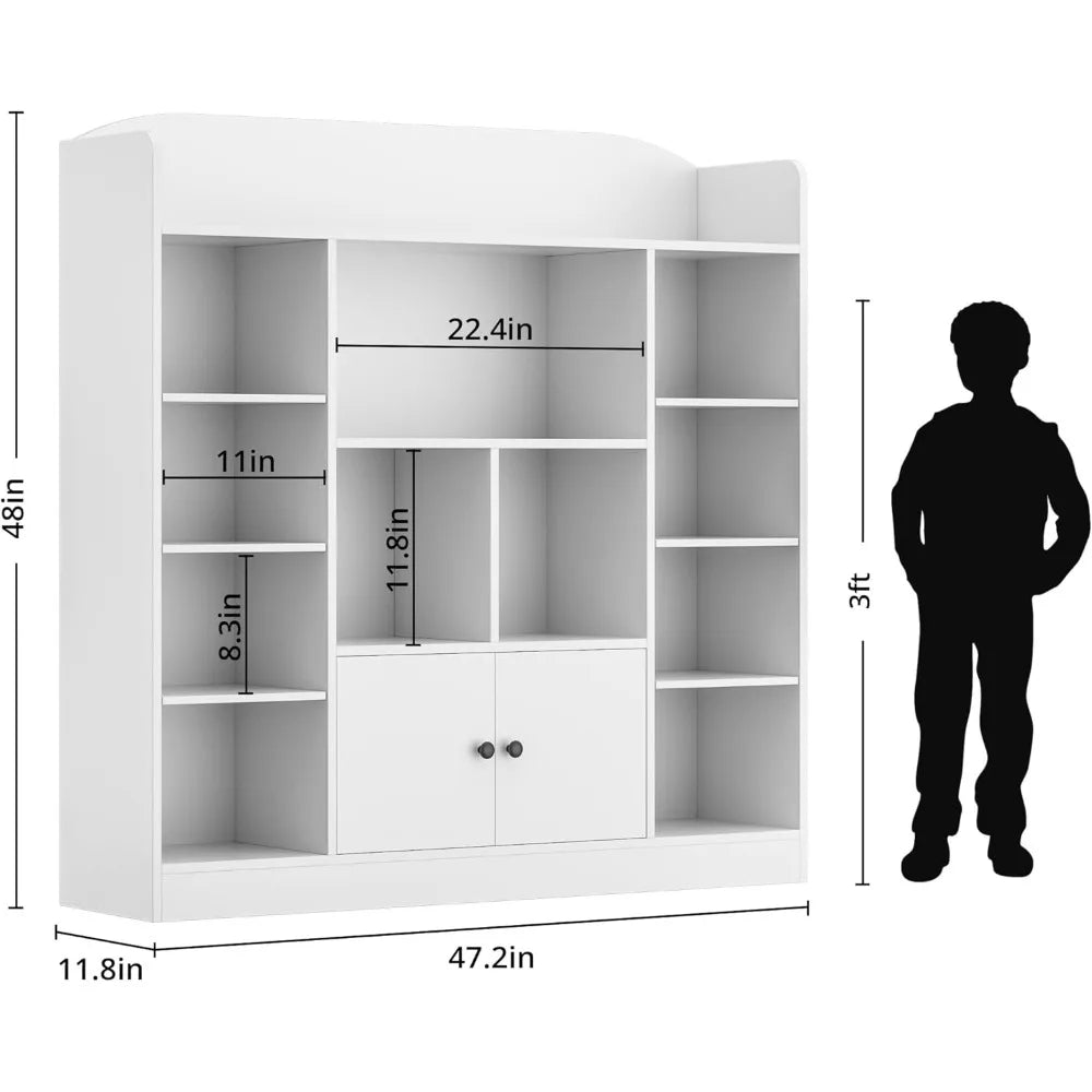 Bookcase - Storage Cubbies & Cabinet - Children's Room Collection