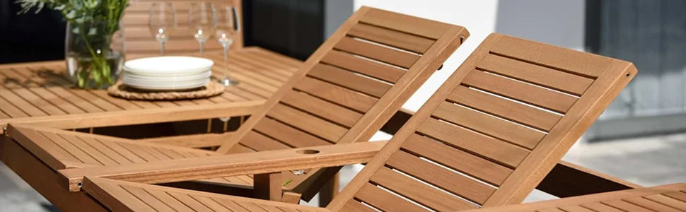 Patio Dining Sets *4 *7 *9 *11 Pcs - Teak Finish - Indoor Outdoor - Patio & Garden Collection