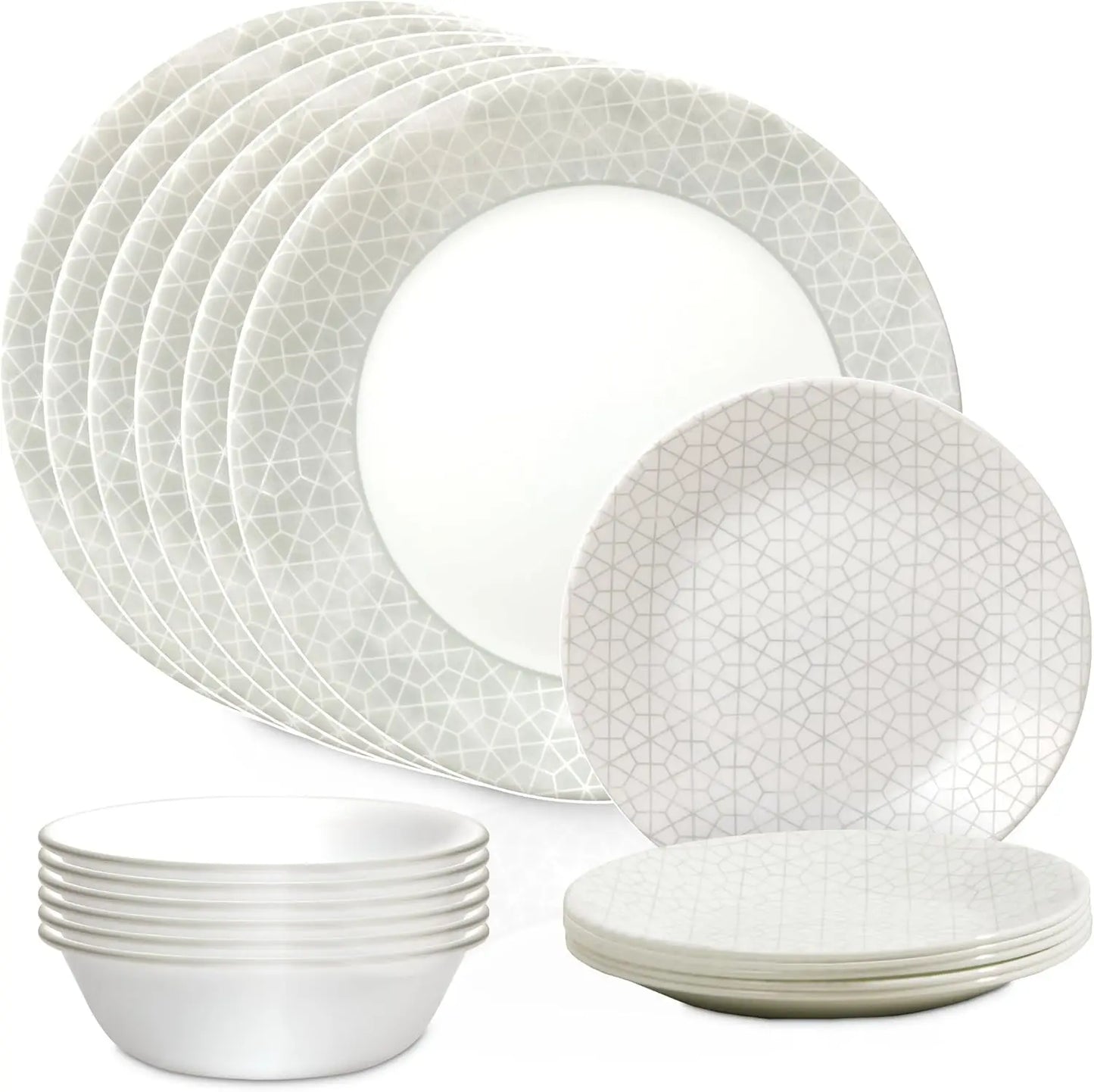 Dinnerware Set *18Pcs - Vitrelle The Everyday Expressions - Diningroom Collection