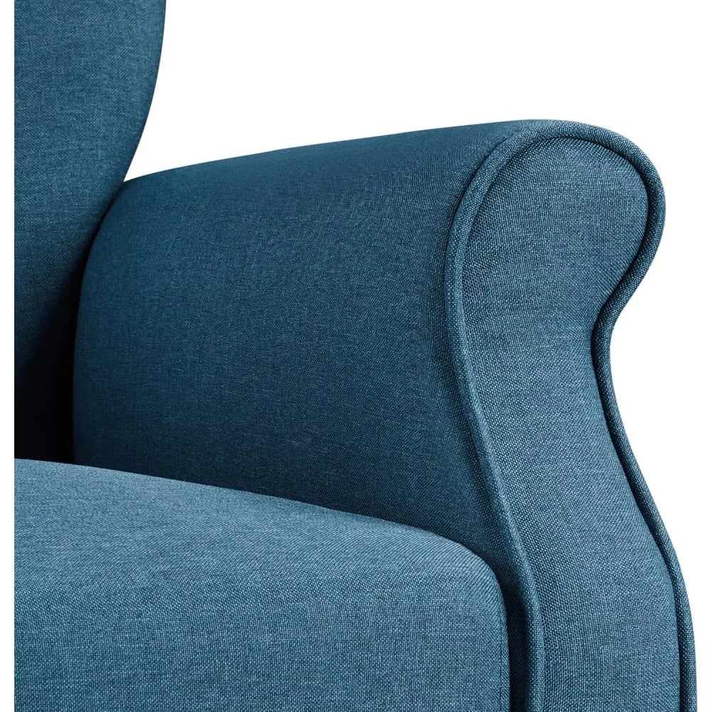Accent Leisure Chair Set *2 - High Tufted Back - Rolled Arms