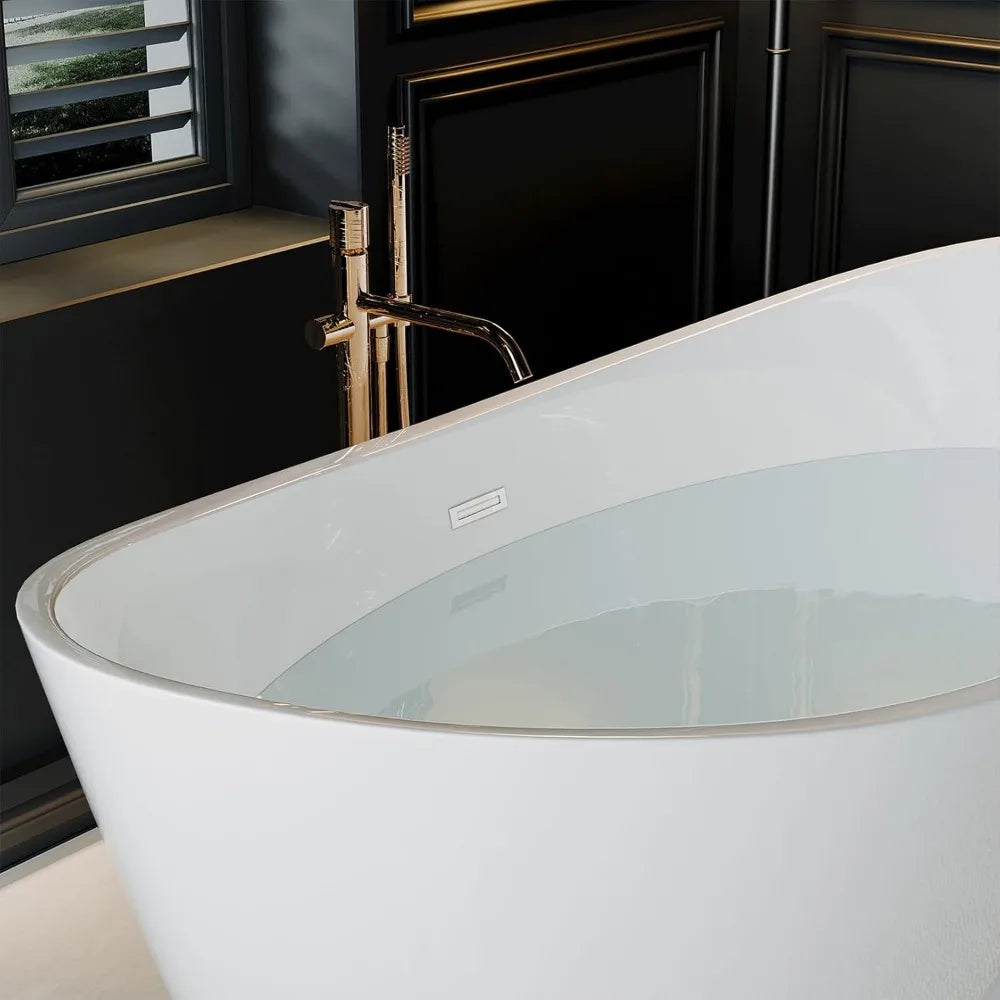 Bath Tub - 67" - Freestanding - Modern Acrylic - Bathroom Collection