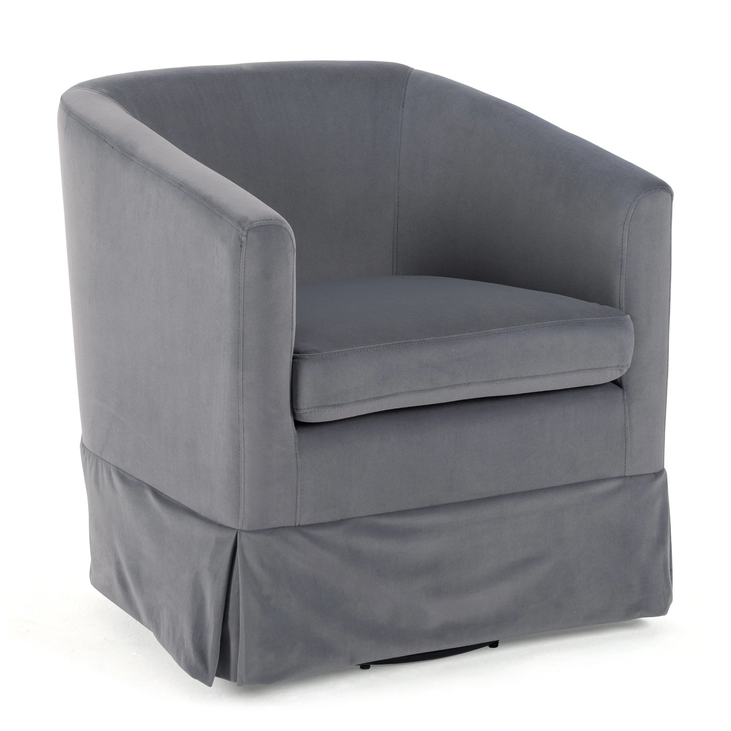 Chair - 360 Degree Swivel - Barrel Accent Chair - Livingroom Collection