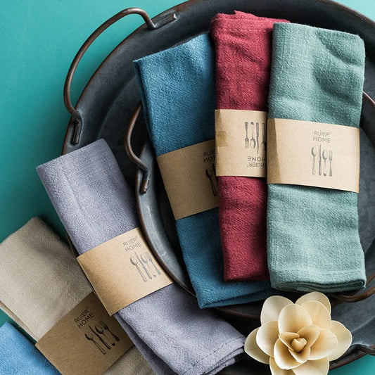 Cloth Napkins - Cotton Linen Blend - 15.7 x 11.8 inches - Diningroom Collection