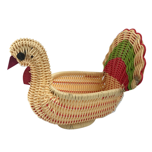 Basket - Rattan Woven - Fruits, Breads, Crackers, Snacks - Novelty - Kitchen Collection