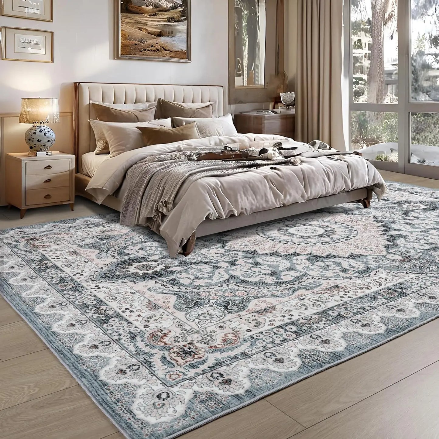 Area Rugs - Non-slip - Low Pile - Machine Wash - Bedroom Collection