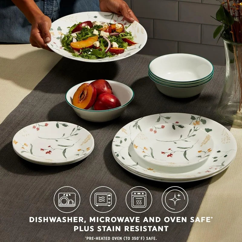 Dinnerware Set *18Pcs - Vitrelle The Everyday Expressions - Diningroom Collection
