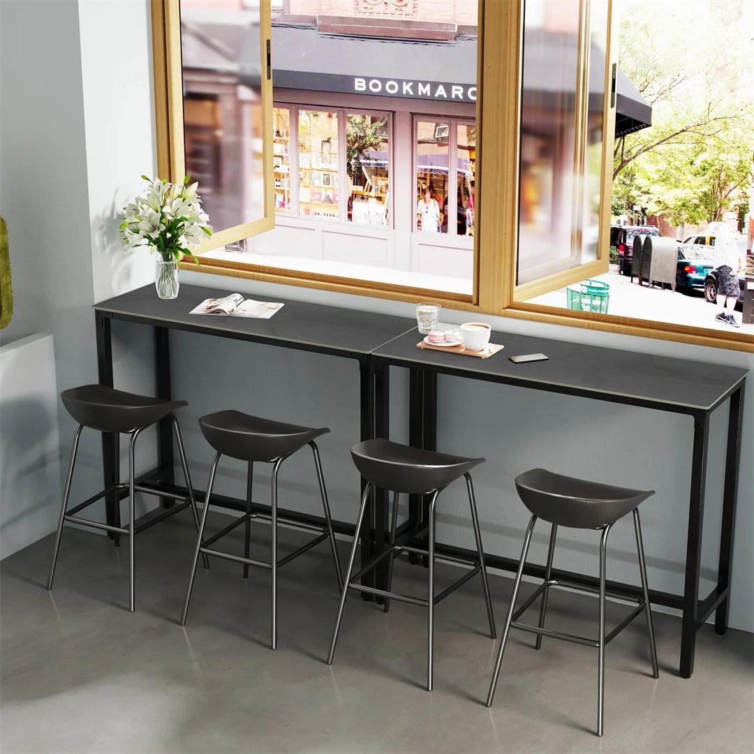 Home Bar Table - Counter Height - Pub Table - Sintered Stone Table Top